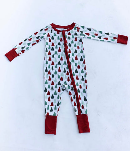 Holiday Trees Christmas Convertible Footies