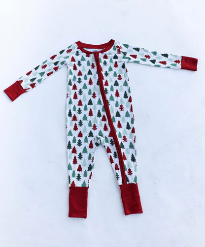 Holiday Trees Christmas Convertible Footies